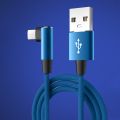 5A Fast Charging Type C Cable 90 Degrees Elbow Cable USB C Cable for Game for Samsung Xiaomi Redmi Honor Phone Charger Usb Cable. 