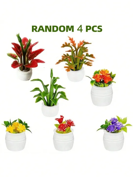 1/12%20Dollhouse%20Miniature%20Potted%20Plant,%20Realistic%20Greenery%20&%20Flower%20Decor%20Model,%20Random%204pcs%20-%20Image%207