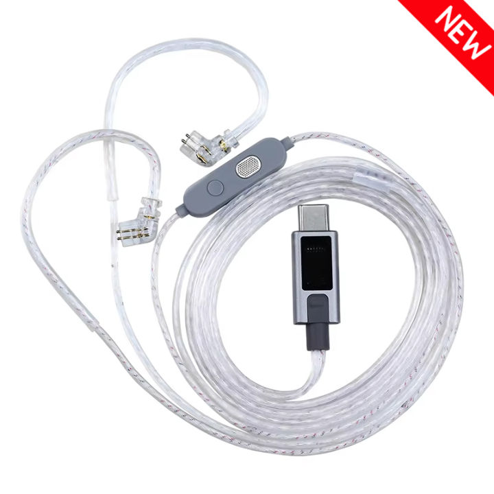 KZ-M2%20OFC%20Silver-Plated%20Earphone%20Cable%20DAC%20Type%20C%20Dual%20Mic%20Upgraded%20Wire%20USB%20C%202PIN%200.75MM%20Cable%20For%20KZ%20Castor%20ZSN%20ZST%20EDX%20PRO%20-%20Image%207