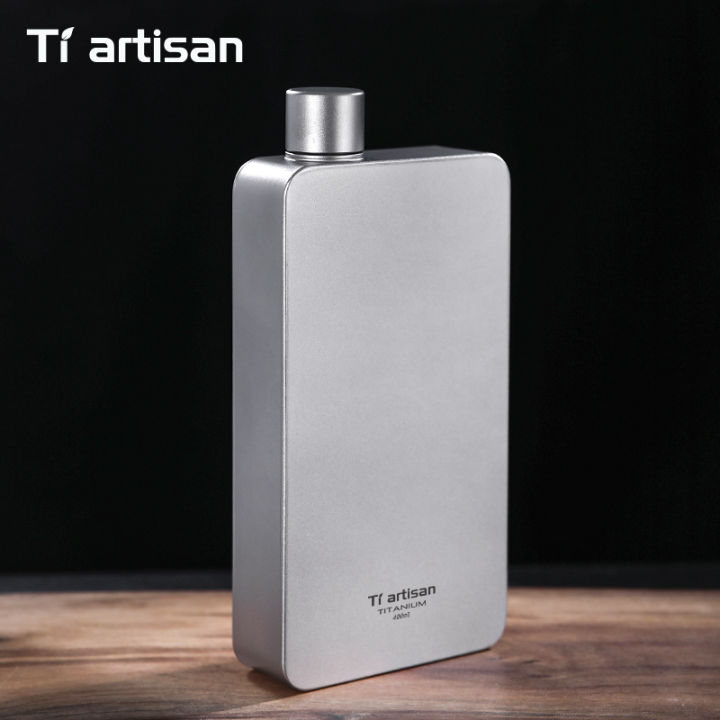 Tiartisan%20400ML%20Titanium%20Hip%20Flask%20Whiskey%20Wine%20Pot%20Outdoor%20Camping%20Ultralight%20Leakproof%20%20Wine%20Bottle%20With%20Funnel%20-%20Image%205