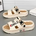 2025 New Men's Massage Slippers Indoor Outdoor Sandals Beach Comfortable Soft Slides Clogs Casual Shoes Men Women Home Slippers. 