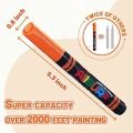YPLUS Acrylic Paint Pens for Kids, Permanent Fabric Markers Waterproof, Acrylic Markers Painting for Rock Clothes Wood and More - 8 Colours. 