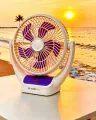 12 hours plus backup time; High quality Soundless Rechargeable & Charger fan;JY Super-2523; Professional & Advanced Technologies 4000 mah Battery: AC/DC Fan.