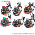 EC11 Rotary Encoder Module for Arduino Brick Sensor Development Round Audio Rotating Potentiometer Knob Cap PH2.0-5pin Interface. 