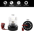 12V LED Navigation Anchor Light 360 Degree All Round For Marine Boat Light Yacht Sailing Lamp Navigation Signal Indicator. 