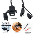 SAE to USB Adapter 5V/2.1A Professional Motorcycle USB Charger with Waterproof Cover SAE Quick Extension Cord Cable Connector. 