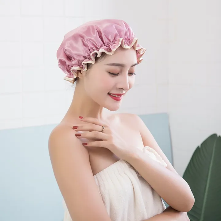 Double%20Layer%20Shower%20Cap%20Women%20Waterproof%20Thickened%20Reusable%20Oil%20Proof%20Kitchen%20Hair%20Cover%20Bonnet%20Satin%20Hair%20Bonnet%20for%20Sleeping%20-%20Image%205