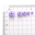 6/8/10/12/14mm Mix Matte Acrylic Macaroon Spacer Beads Loose Jewelry Round Bead For Making Bracelet Necklace Earring Diy Jewelry.