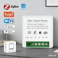 Mini Smart Switch Breaker Tuya WiFi Zigbee 3.0 Wireless Light Control DIY Module with Remote Timer (Alexa/ Compatible). 