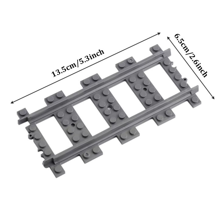 10pcs/50pcs%20City%20Straight/Curved%20Rails%20Trains%20Tracks%20Assembled%20Building%20Blocks%20Parts%20Railways%20DIY%2053400/53401%20Toys%20MOC%20Bricks%20-%20Image%206
