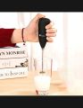 electric egg beater milk frother coffee whisker mixer foarmer mini handle stirer. 