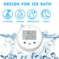 1pc Ice Bath thermometer Cold Plunge IPX7 waterproof multifunction ice bath with countdown exercise timer clock alarm high accur. 