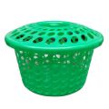 Plastic Royal Basket With Lid | Solid Plastic Multi Purpose Storage Basket With Lid | Plastic Laundry Basket. 