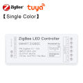 Zigbee 3.0 CCT RGBW RGB Controller LED Strip Lights Switch Dimmable Wifi Dimmer With Tuya Gateway HueBridge SmartThings Bridge. 