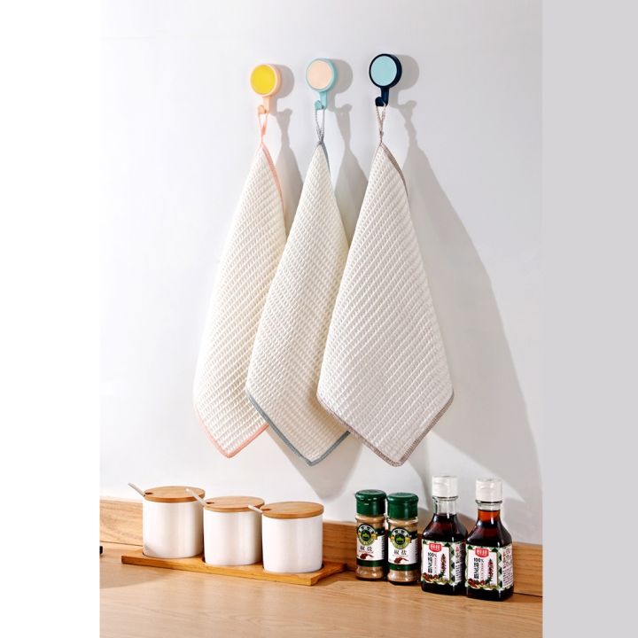 Oho%205-piece%20pack%20bath%20towel%20barista%20cloth%20multipurpose%20cleaning%20cloth%20waffle%20cotton%20honeycomb%20cloth%20-%20Image%202