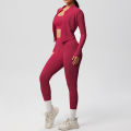 3pcs Sportswear Yoga Set Gym Sports Bra Zipper Jacket Leggings Clothes Sportswear Yoga Suits For Women Fitness Set Tracksuit.