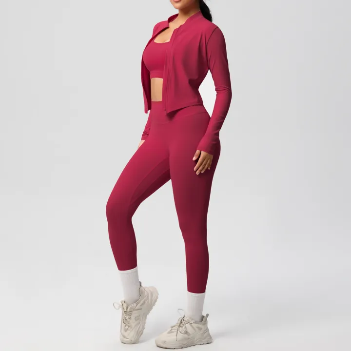 3pcs%20Sportswear%20Yoga%20Set%20Gym%20Sports%20Bra%20Zipper%20Jacket%20Leggings%20Clothes%20Sportswear%20Yoga%20Suits%20For%20Women%20Fitness%20Set%20Tracksuit%20-%20Image%205