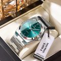 POEDAGAR 930 Men's Luxury Stainless Steel Quartz Watch – Luminous Dial with Date & Day Display. 