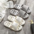 Feslishoet Unisex EVA Non Slip Soft Bottom Leaking Shower Man Woman Home Slippers Punching Bathroom Quick Drying Slipper. 