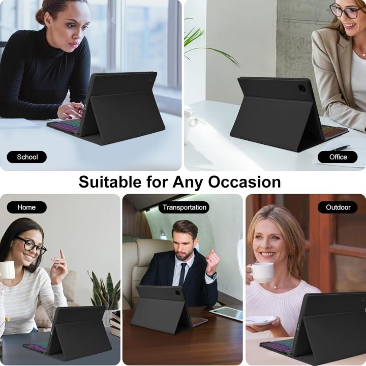 Keyboard%20Case%20for%20Lenovo%20Tab%2010.1%202025/M10%204th%20Gen%20TB311FU/XU%2010.1inch%20Tablet%20Bluetooth%207-Color%20Backlit%20Keyboard%20Cover%20&%20Mouse%20-%20Image%206