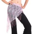 Sequins Tassels Belly Dance Belt Women Show Costumes Hip Scarf Dancer Skirt Waist Chain For Thailand/India/Arab.