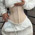 Women's Waist Trainer Belt, Abdominal Control Exercise, Slimming Shapewear with Zipper Hook, Casual Festival Wear, Body Shaper.