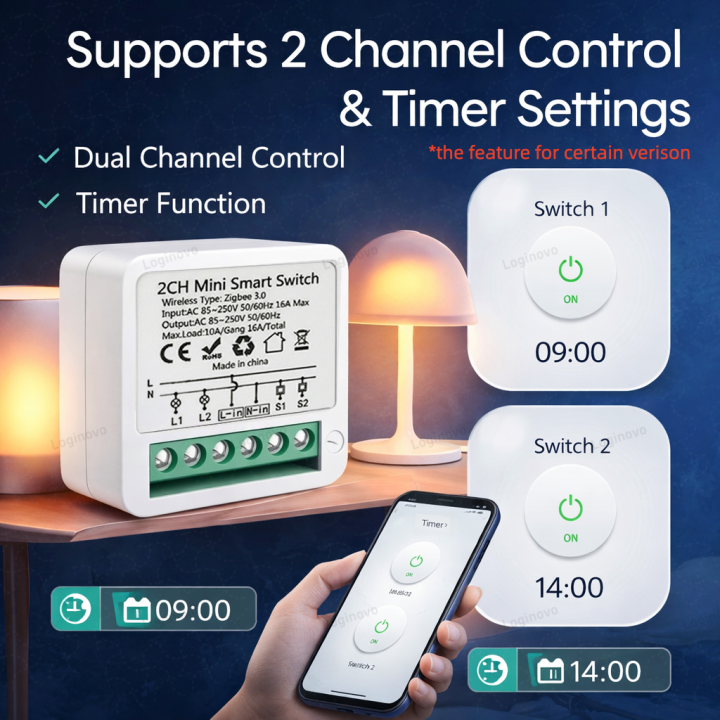 Tuya%20Zigbee%20Mini%20Smart%20Switch%20DIY%202%20Way%20Control%20Smart%20Home%2016A%201/2Gang%20Relay%20Automation%20Breaker%20Switches%20works%20with%20%20Home%20-%20Image%204