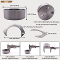 TRANSPEED DQ200 0AM Automatic Transmission Aluminum Improve Piston Housing Base Shim Pad DSG 7 Speed For VW AUDI SEAT SKODA. 
