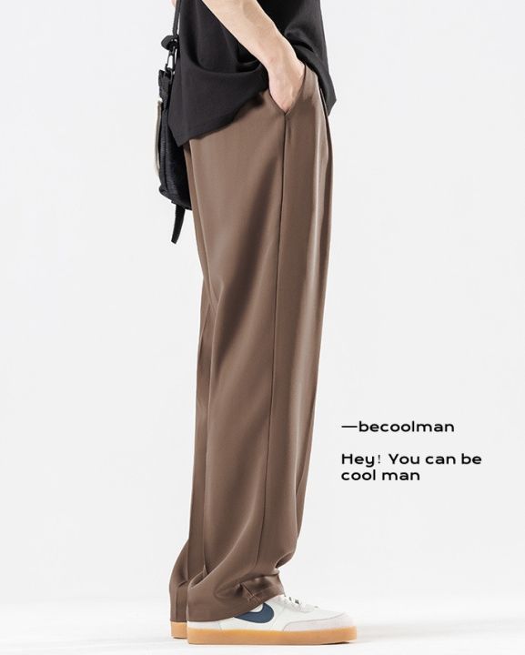 Becoolman%20men's%20suit%20pants%20men's%20straight%20straight%20trousers%20Korean-style%20loose%20high-end%20casual%20pants%20-%20Image%206