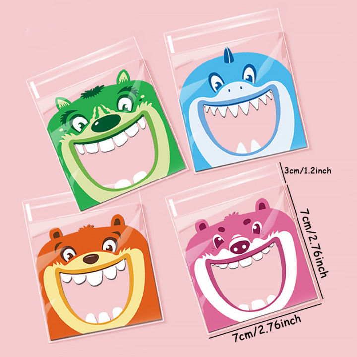 100pcs%20Cute%20Big%20Teech%20Mouth%20Monster%20Plastic%20Bag%20Wedding%20Birthday%20Cookie%20Candy%20Gift%20Packaging%20Bags%20OPP%20Self%20Adhesive%20Party%20Favors%20-%20Image%202