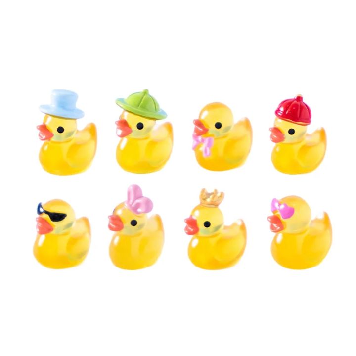 10/20/30PCS%20Mini%20Fluorescent%20Yellow%20Duck%20Ornament%20Miniature%20Figures%20Tiny%20Resin%20Handicraft%20Micro%20Landscape%20Dollhouse%20Decoration%20-%20Image%206