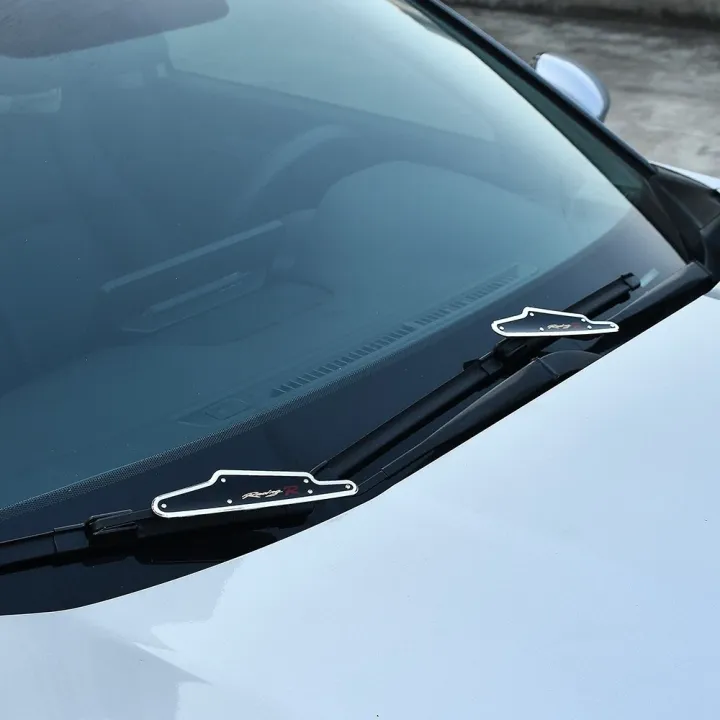 Racing%20R%20Premium%20Windshield%20Wiper%20Arm%20Covers%20Sleek%20Black%20&%20Chrome%20Design%20for%20Sporty%20Car%20Enhancement,%20Weather-Resistant%20Protection%20Universal%20Fit%20for%20Enthusiasts%20Seeking%20Speed-Inspired%20Style%20&%20Durability%20-%20Image%202