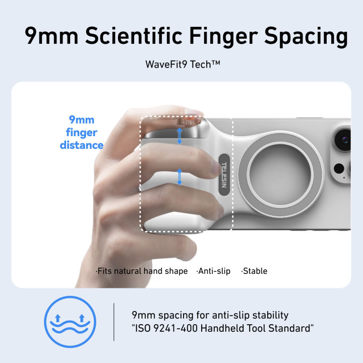 TELESIN%20Phone%20Camera%20Shoot%20Hand%20Grip%20Magnetic%20Smart%20Phone%20Holder%20Shooting%20Aid%20Remote%20Control%20Handle%20For%20Iphone%20Android%20Phone%20-%20Image%203