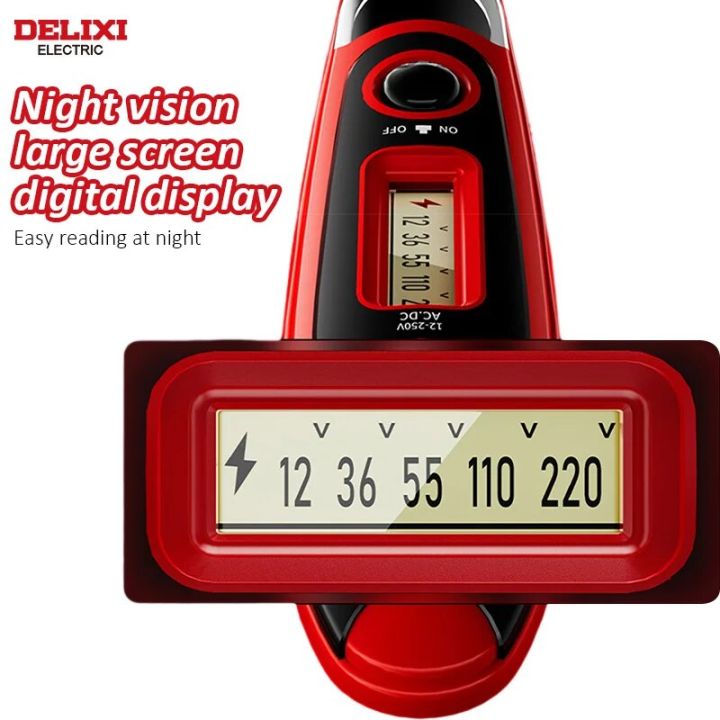 DELIXI%20ELECTRIC%20Test%20Pen%20Intelligent%20Induction%20Digital%20Display%20Test%20Pen%20Voltage%20Detection%20On-off%20Zero%20Fire%20Line%2012-220V%20-%20Image%203