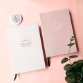 Sun or  Moon Minimalistic BuJo Notebook Dot grid Diary Dotted pages. 