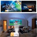 YG300 Portable Mini Movie Projector Suitable For Outdoor Camping/ Drive-in/ Home Theater Projectors With 30000 Hours Long Life. 