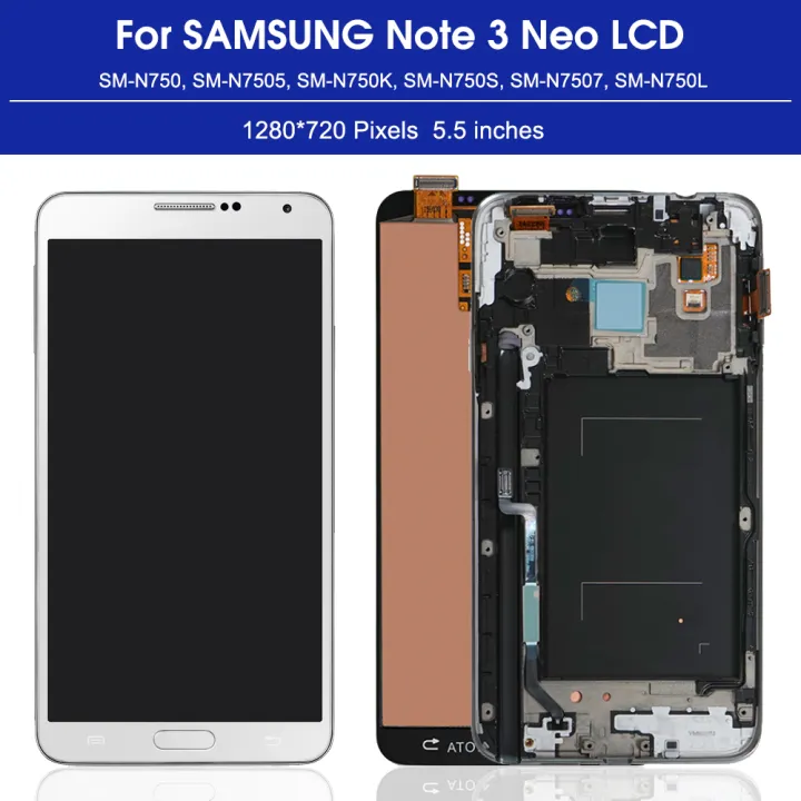 Super%20AMOLED%20Display%20Screen%20with%20Frame%20for%20%20%20Note%203%20Neo%20N750%20N7505%20Lcd%20Display%20Touch%20Screen%20Digitizer%20Assembly%20-%20Image%202