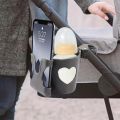 Baby stroller cup stand, 2-in-1 baby stroller bottle and phone stand, baby stroller, baby stroller wheelchair accessories.