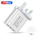 EU/US/UK 3 Ports USB Travel Charger Charge Wall Charging For iPhone Xiaomi Samsung Mobile Phone Plug Charging Adapter.