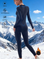 Women Skiing Underwear Set Fitness Thermal Gym Ski Snowboarding Hiking Jogging Sport Running Yoga Exercise Suit Long Johns.