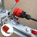 Round Trailer Plug Holder Connector Trailer Dirt Protection Plug ABS Adapter for 7 /13 Pin Plugs Truck Hitch Car Accessories.