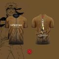 2026 Summer Bandai NARUTO Anime NARUTO UZUMAKI 3D Print Football Jersey for Men's Tshirt Summer Sports Casual Tees Kids/. 