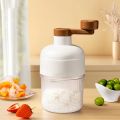 Mini Ice Crusher Portable Shaved Ice Machine Hand Operated Shaved Ice Milkshake Maker Household Smoothie Machine Kitchen Tool.
