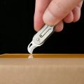 Titanium Alloy  Mini Pocket e, Portable Keychain Pendant, Unpacking e for Express Delivery and Unboxing. 