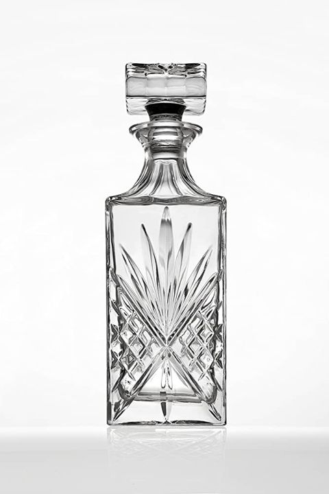 Square Crystal Glass Whiskey Decanter