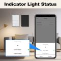 Manhot Tuya ZigBee US Smart Light Switch 1-4 Gang Push Button Wall Switch No Neutral Wire Required Work With Alexa Google Home lightify. 