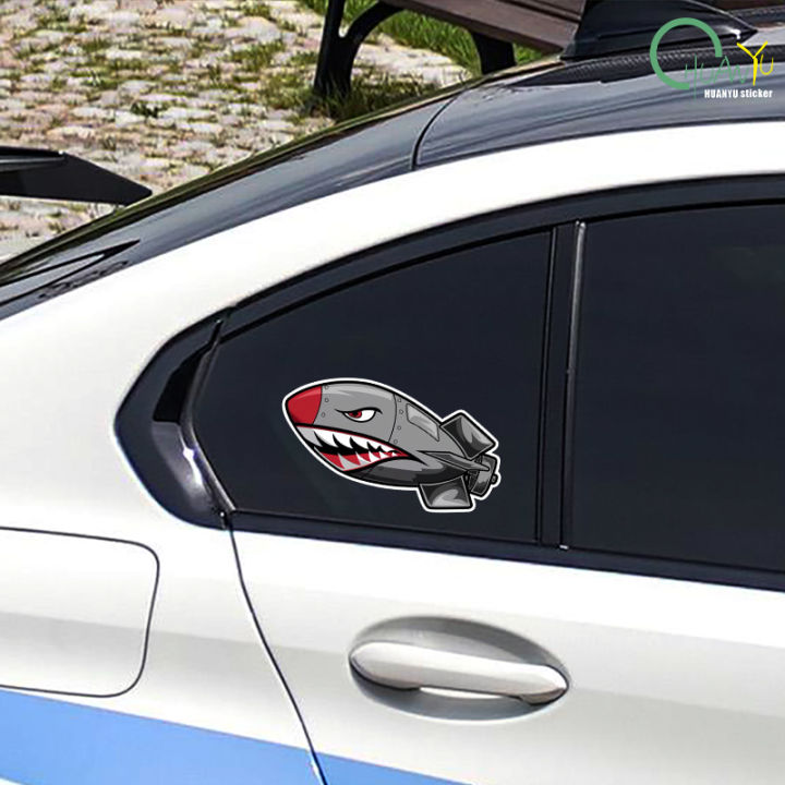 Interesting%20Bomb%20Flying%20Tiger%20Shark%20Mouth%20Car%20Stickers%20Windshield%20Bumper%20VAN%20Sunscreen%20Custom%20Printing%20Vinyl%20Decals%20Decorative%20-%20Image%205