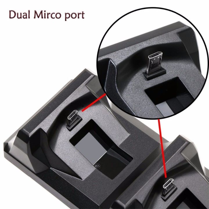USB%20Dual%20Charger%20For%20PS4%20Controller%20Accessories%20Charging%20Dock%20Stand%20Holder%20For%20%20PlayStation%204%20Wireless%20Gamepad%20Controle%20-%20Image%203