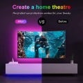 USB LED Strip Lights Bluetooth Control SMD 5050 Led Lights for TV Flexible Ribbon RGB LED Tape Self-adhesive TV Backlight. 