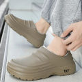 Waterproof Cotton Chef Shoes For Men Anti-Slip Work Footwear Warm Comfortable Kitchen Specialized Shoes With EVA Outsole.